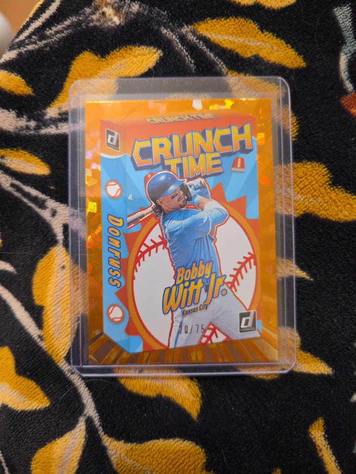 Panini 2026 Donruss Baseball Bobby Witt Jr. Crunch Time #3 /75 Royals