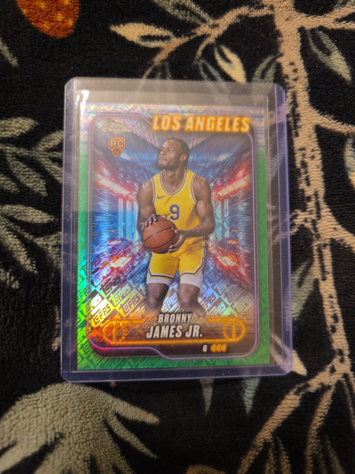13 card Bronny James Jr lot