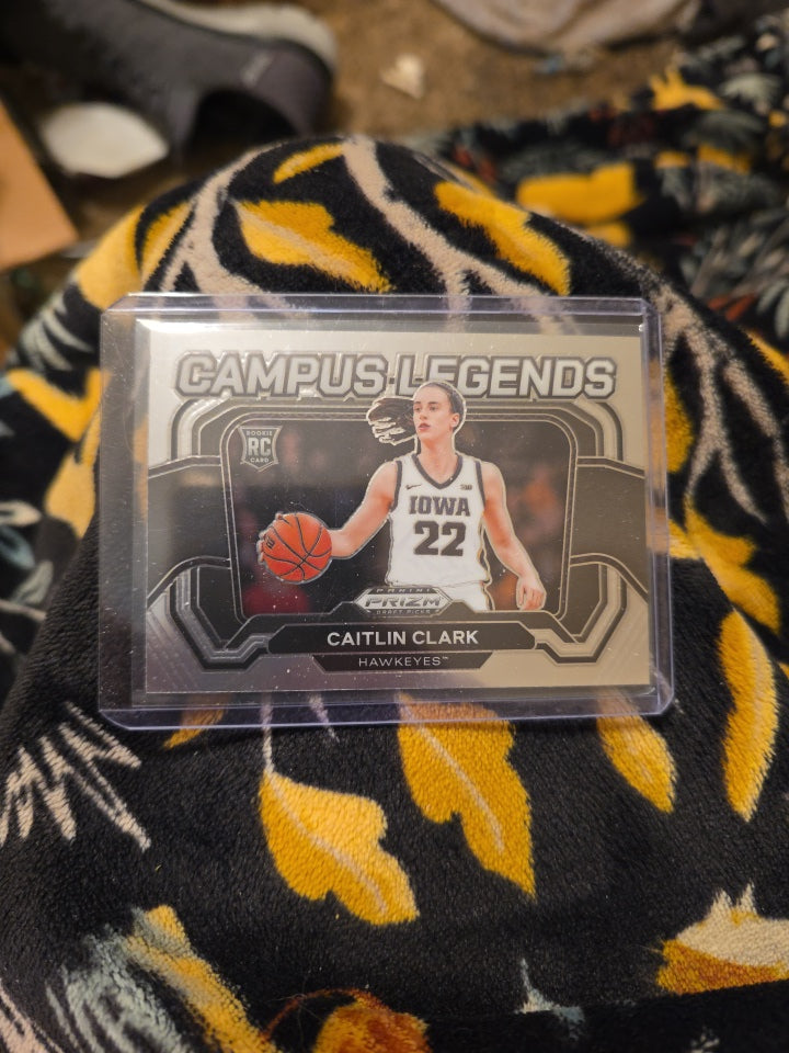 Panini 2024 Prizm Draft Picks Campus Legends Caitlin Clark RC Iowa Hawkeyes #5