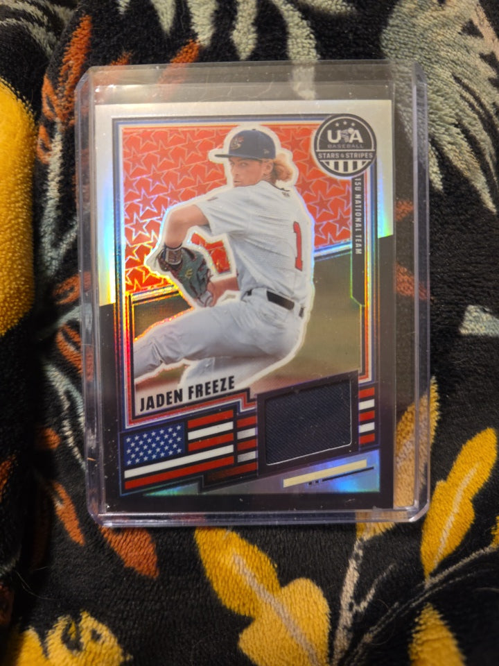 Jaden Freeze Game Worn Relic 2026 Panini Stars & Stripes