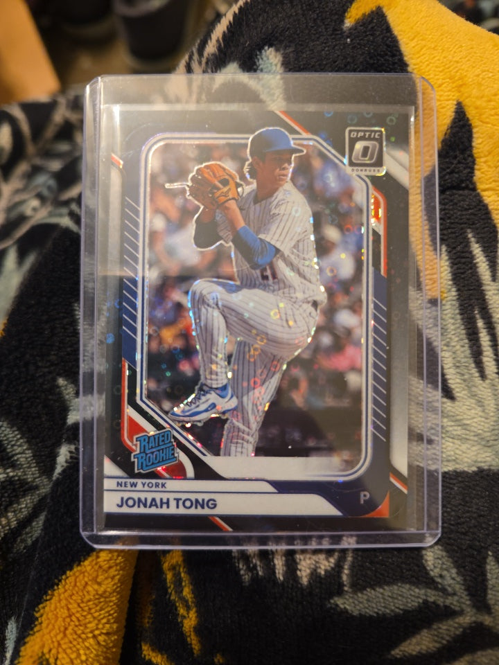 2026 Donruss Jonah Tong Black Optic Rated Rookie