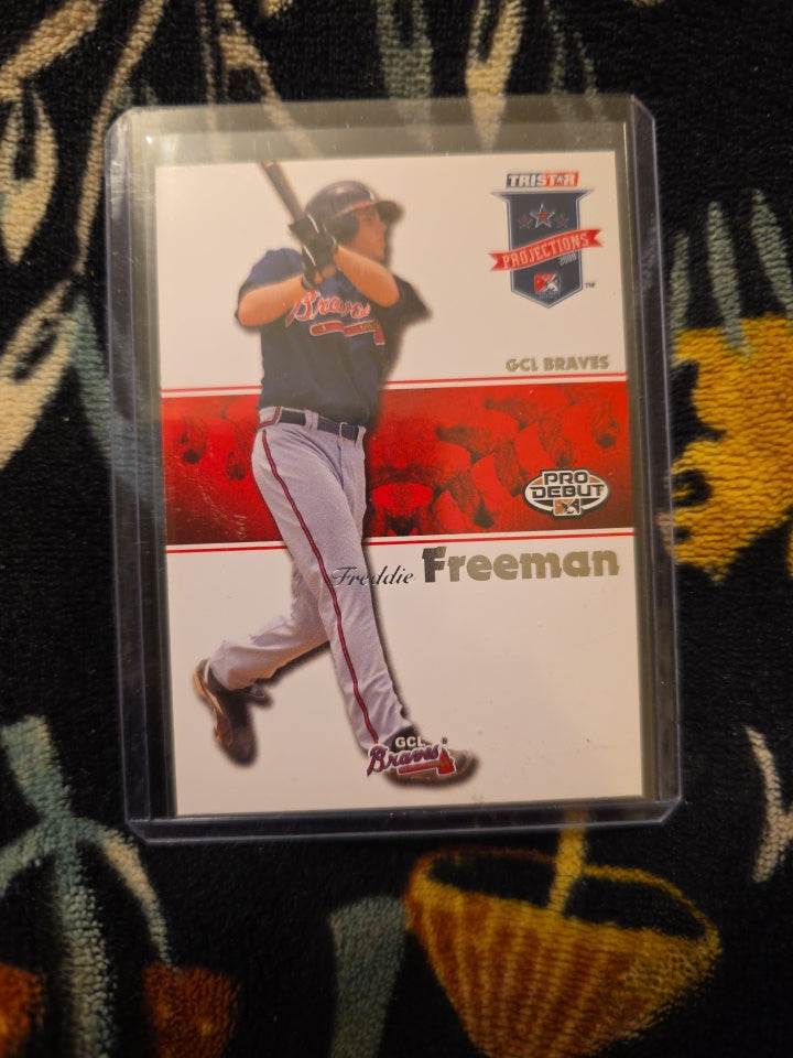 TRISTAR 2008 PROjections Freddie Freeman Gulf Coast League Braves #154 Pro Debut