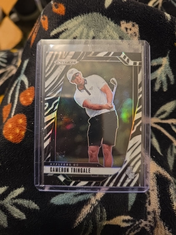 2025 Panini Prizm LIV Golf Cameron Tringale Zebra Prizm SSP #51