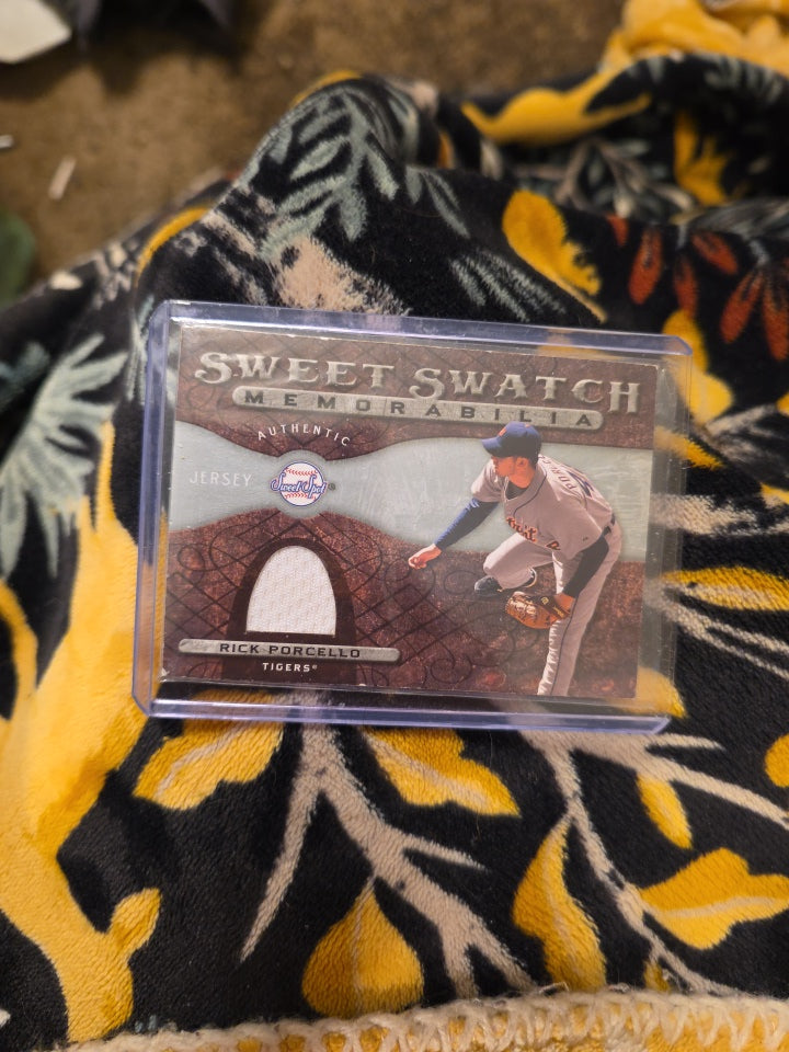 Rick Porcello 2009 Upper Deck UD Sweet Swatch Memorabilia Detroit Tigers