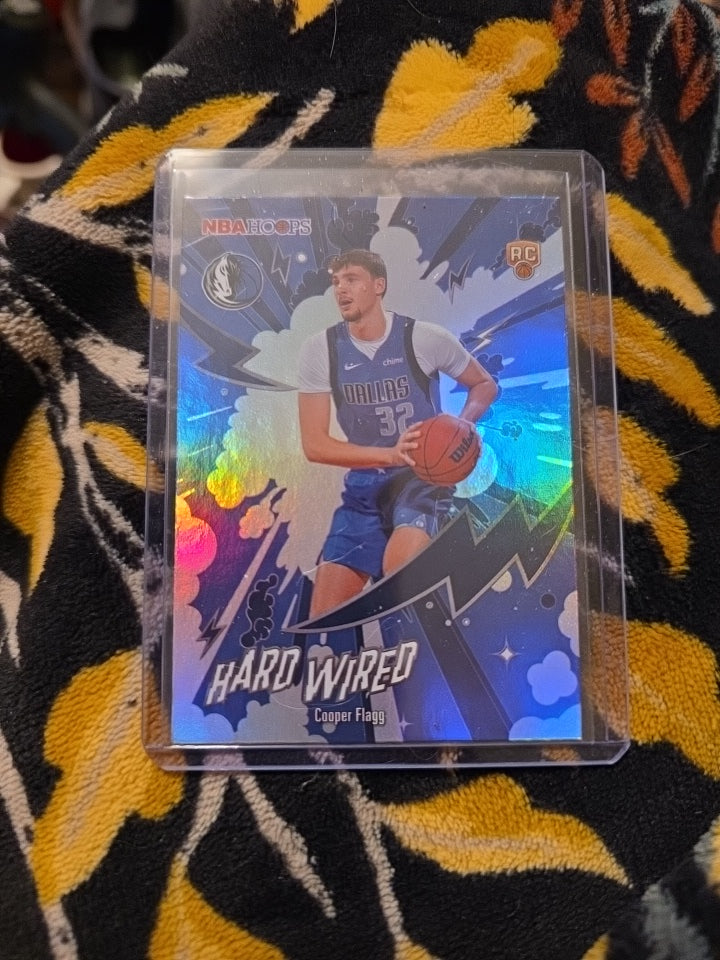 Topps 2026 NBA Hoops Hard Wired Insert Cooper Flagg RC Mavericks