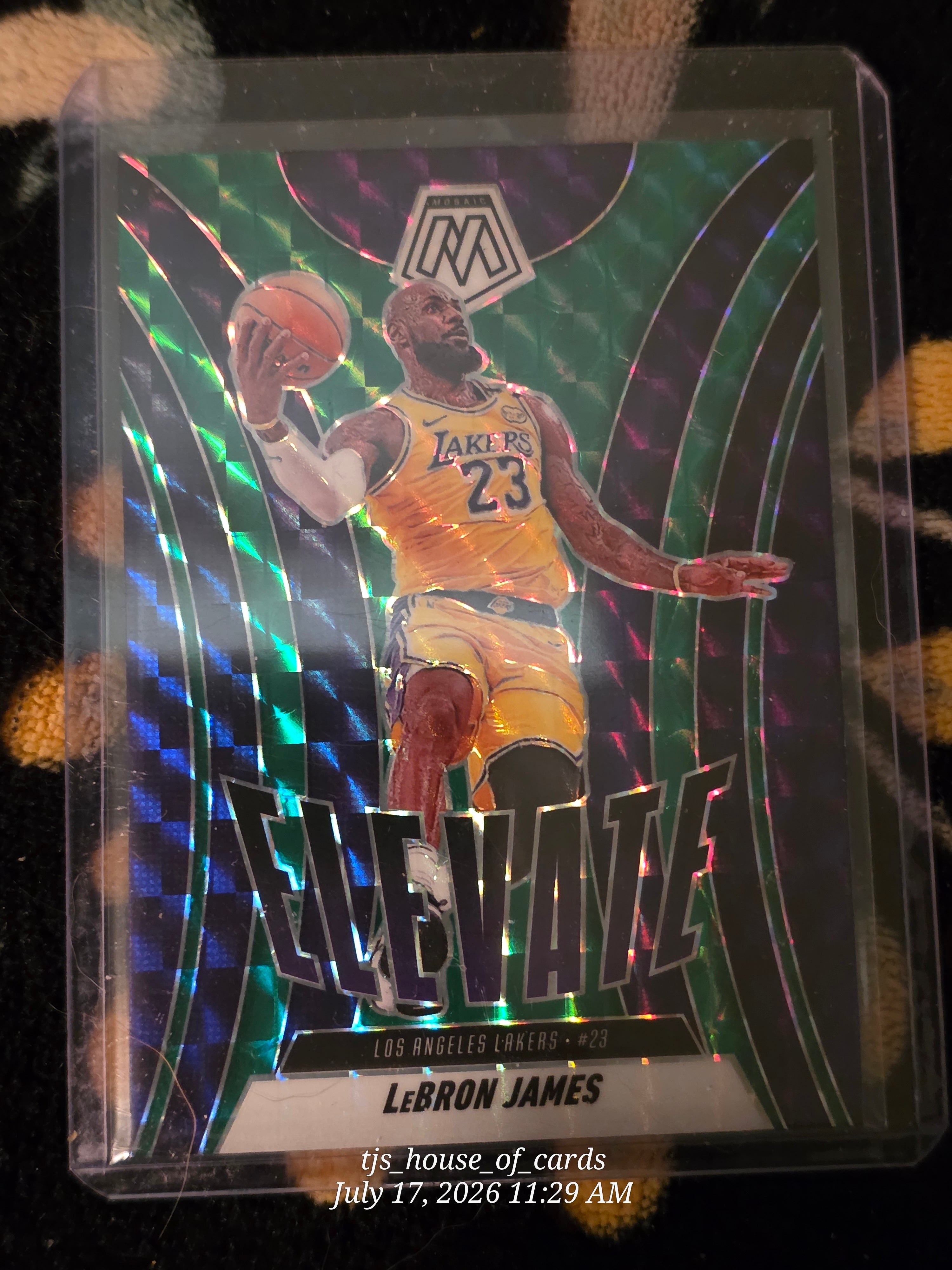 14 card LeBron James lot A