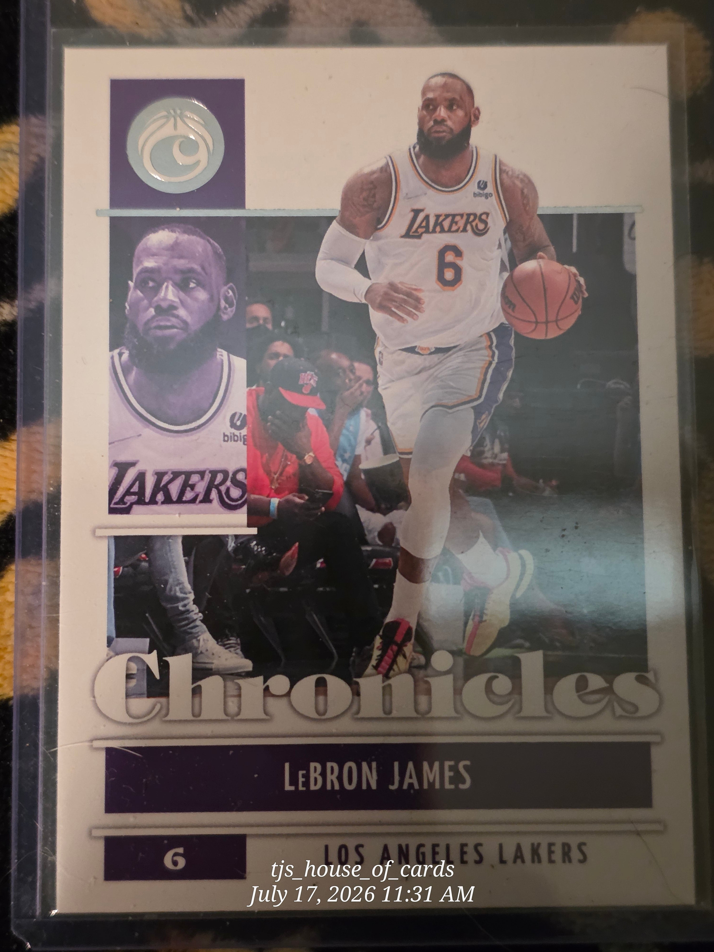 14 card LeBron James lot A