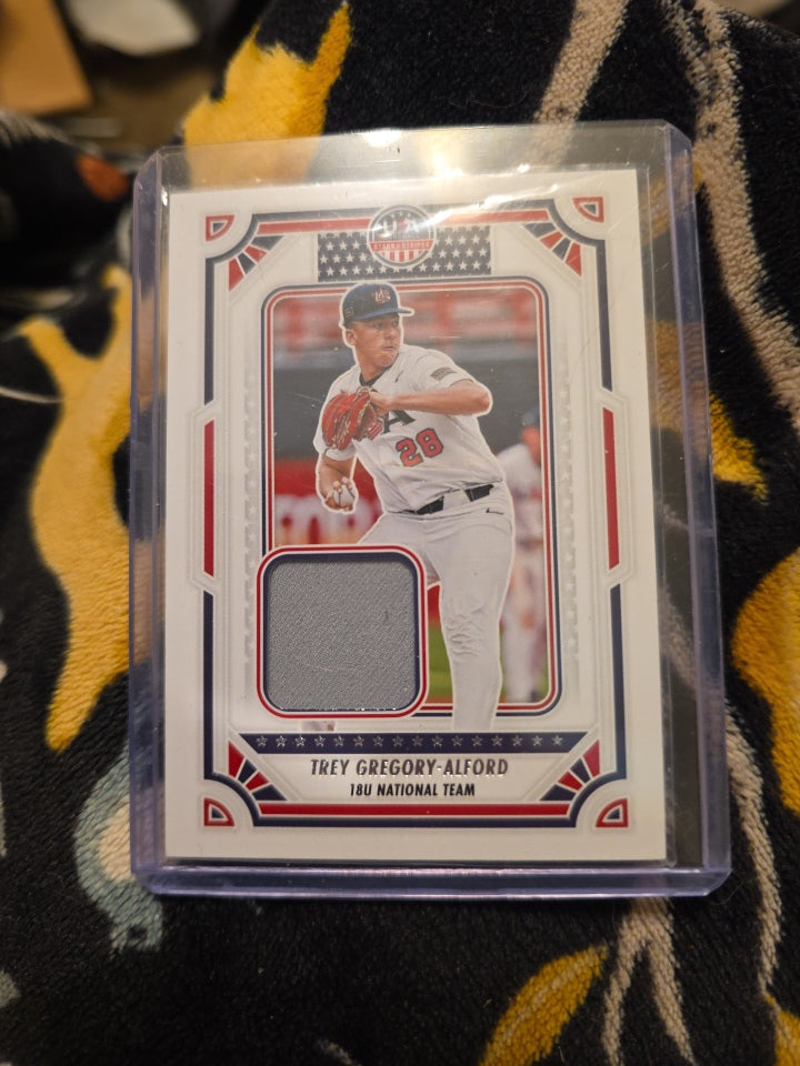 2024 Panini Stars & Stripes USA Baseball #USA-TGA Trey Gregory-Alford