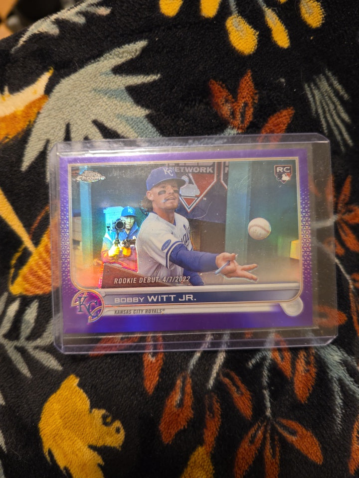 7 card Bobby Witt Jr lot