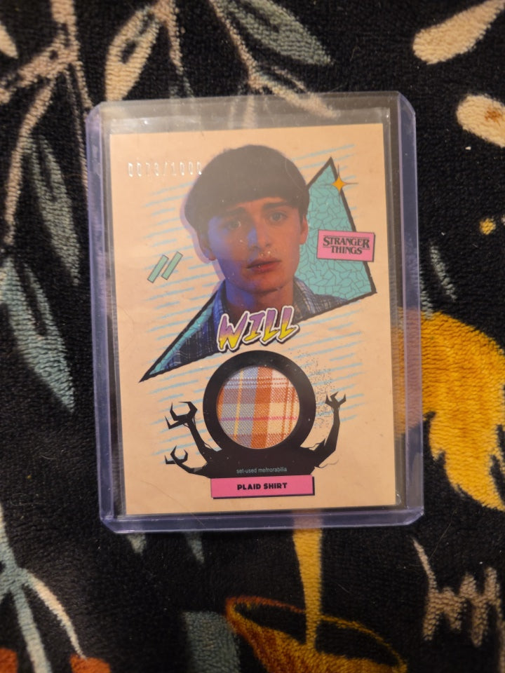 Will 2023 Zerocool Stranger Things Season 4 Plaid Shirt Relic /1000