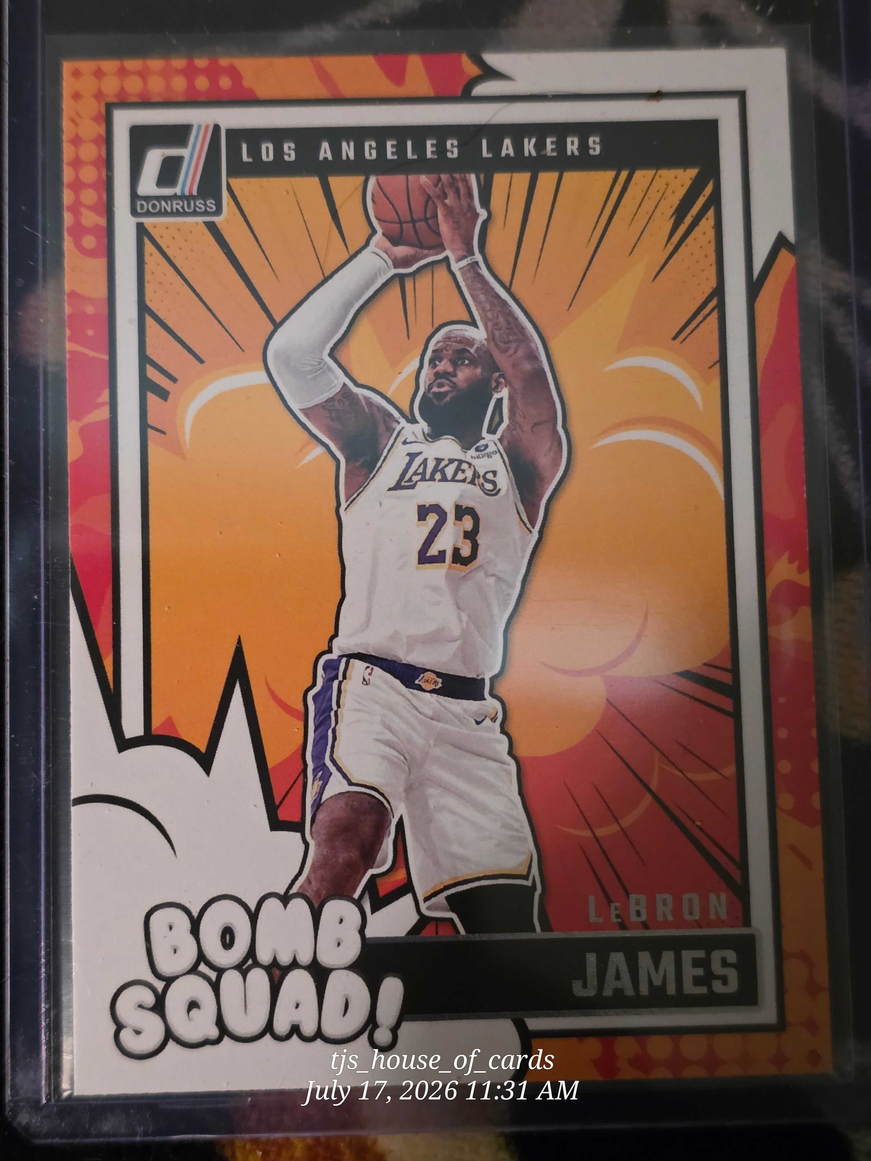14 card LeBron James lot A