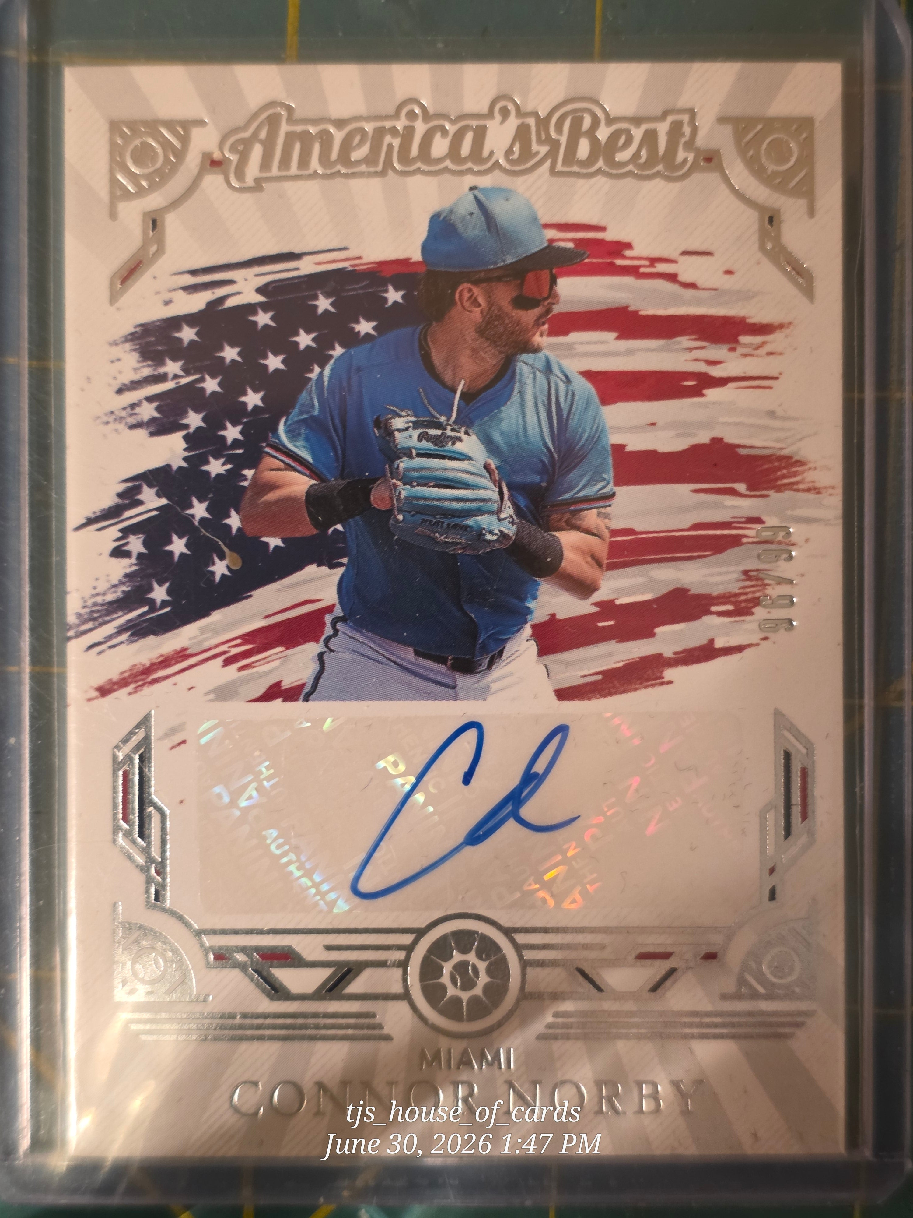 2025 Panini Boys of Summer Connor Norby auto