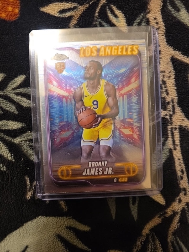 13 card Bronny James Jr lot