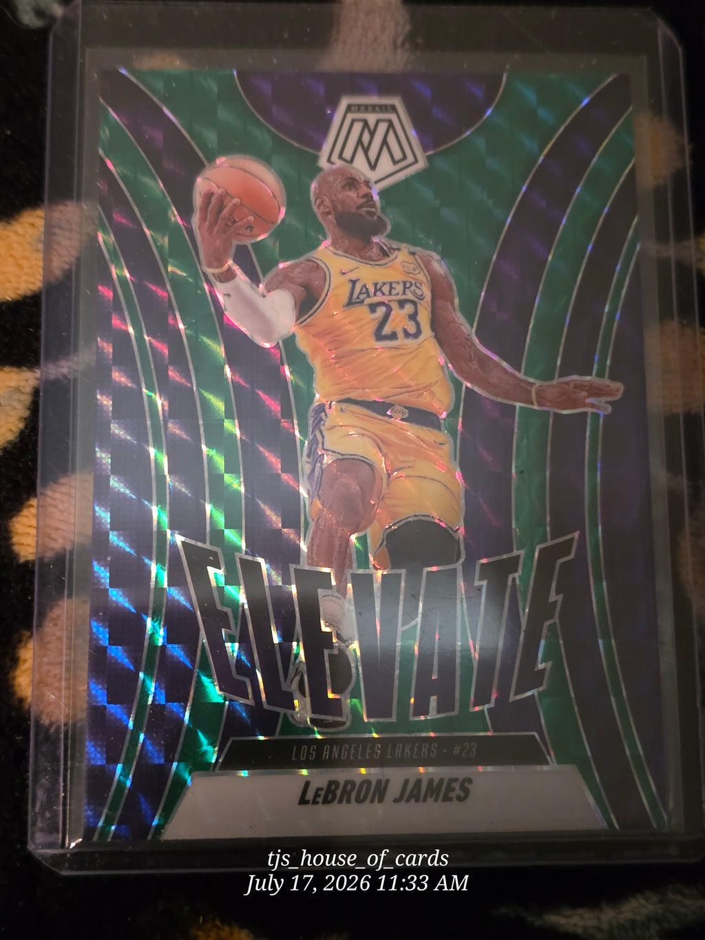 14 card LeBron James lot A