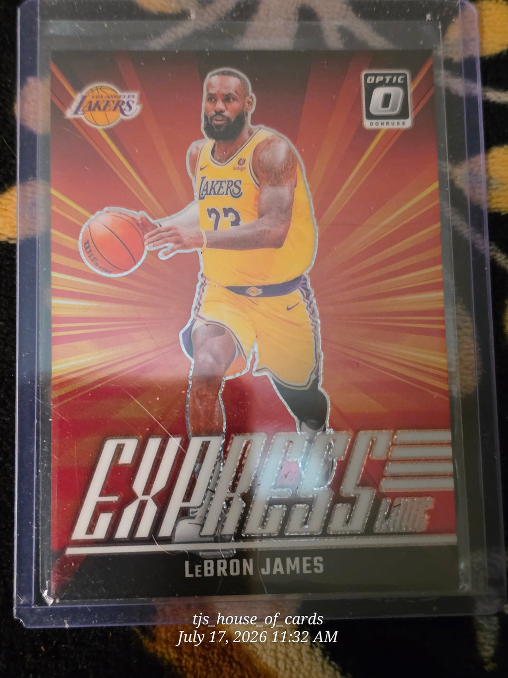 14 card LeBron James lot A