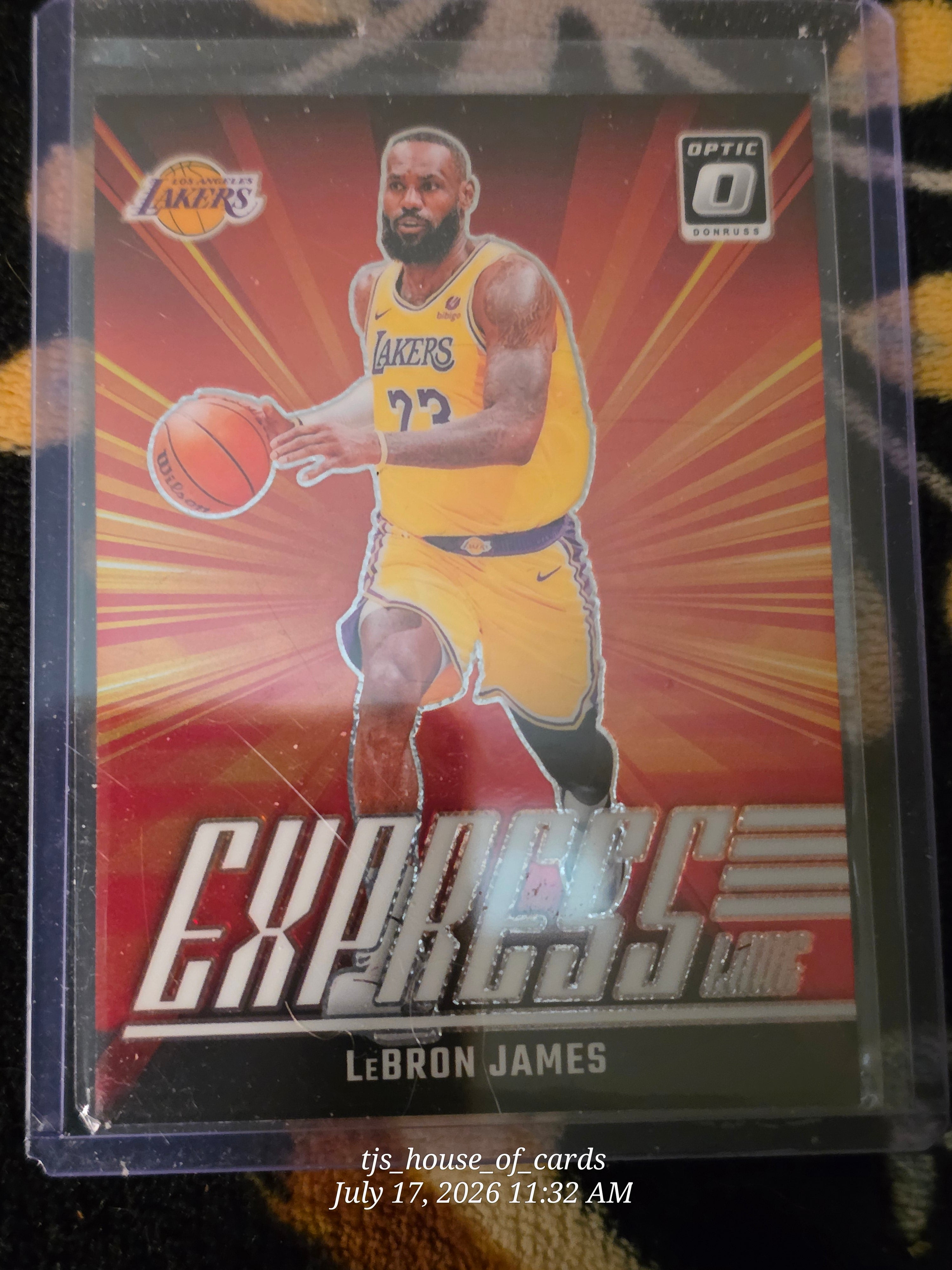 14 card LeBron James lot A