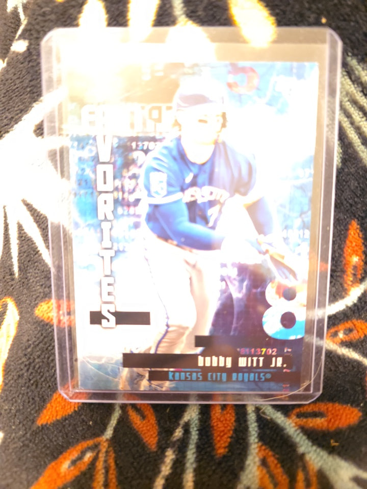 7 card Bobby Witt Jr lot