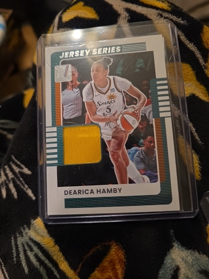 DEARICA HAMBY 2025 Panini WNBA Donruss JERSEY SERIES Patch Relic Memorabilia #76