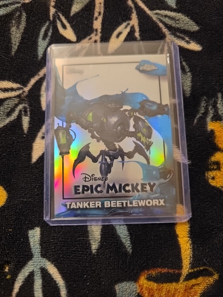 Tanker Beetleworx 2026 Topps Disney Neon Chrome Epic Mickey #EM-21